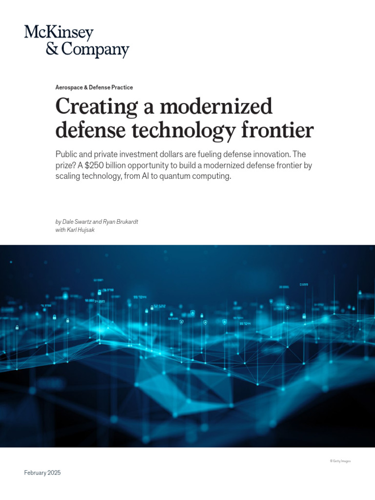 Modernizing Defense Technology Investment | PDF | Innovation | Computing