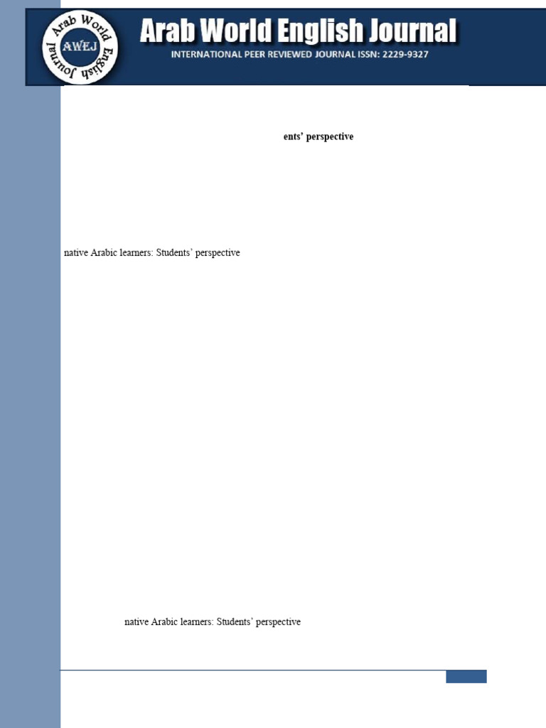 Abdullah Mohammed HarbiFullthesis | PDF | Arabic | Second Language