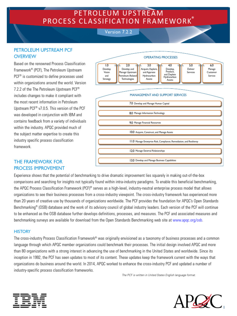 Petroleum Upstream Process Framework | PDF | Strategic Management ...