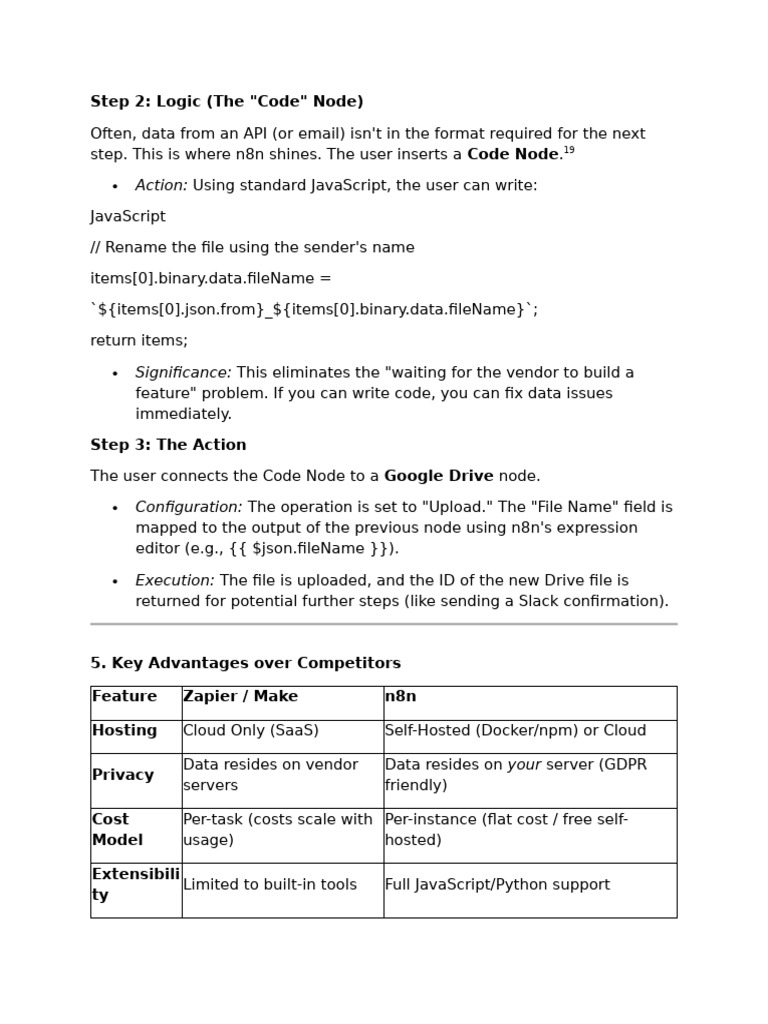 n8n Code Node for Data Integration | PDF | Enterprise Resource Planning ...