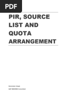 SAP Source List Management Guide | PDF | Procurement | Business