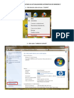 Desahabilitar Update Win7
