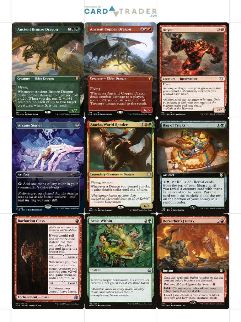 Draconic Rage precon | PDF