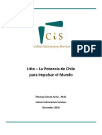 Litio: La Potencia de Chile para Impulsar El Mundo