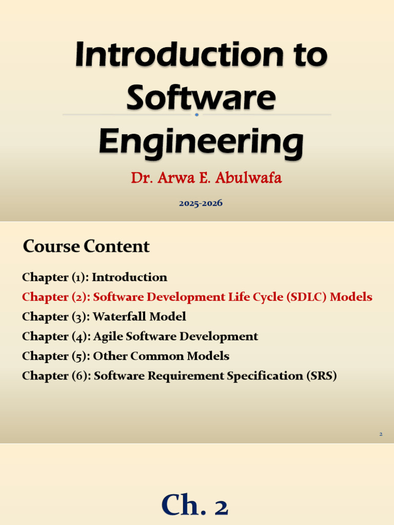 Intro SWE Lect 2 Without Assignment Answer | PDF | Software Development ...