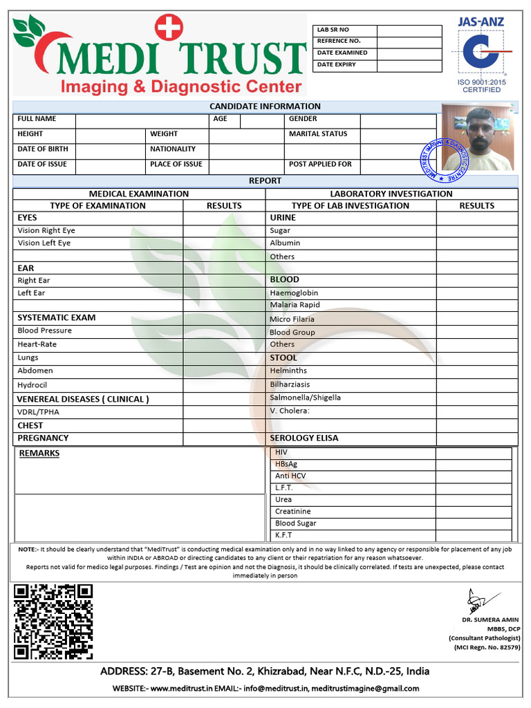 Report MT 23153 | PDF | Health Sciences | Human Diseases And Disorders