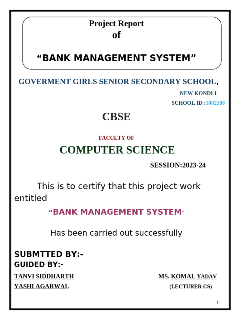 0 Project Report Format | PDF | User (Computing) | Operating System
