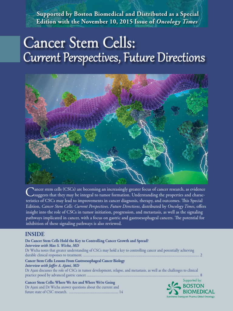 Cancer Stem Cells: Insights & Future Directions | PDF | Cancer ...