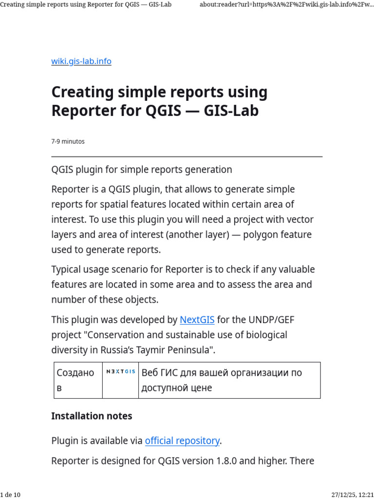 Creating simple reports using Reporter for QGIS | PDF | Vertex ...