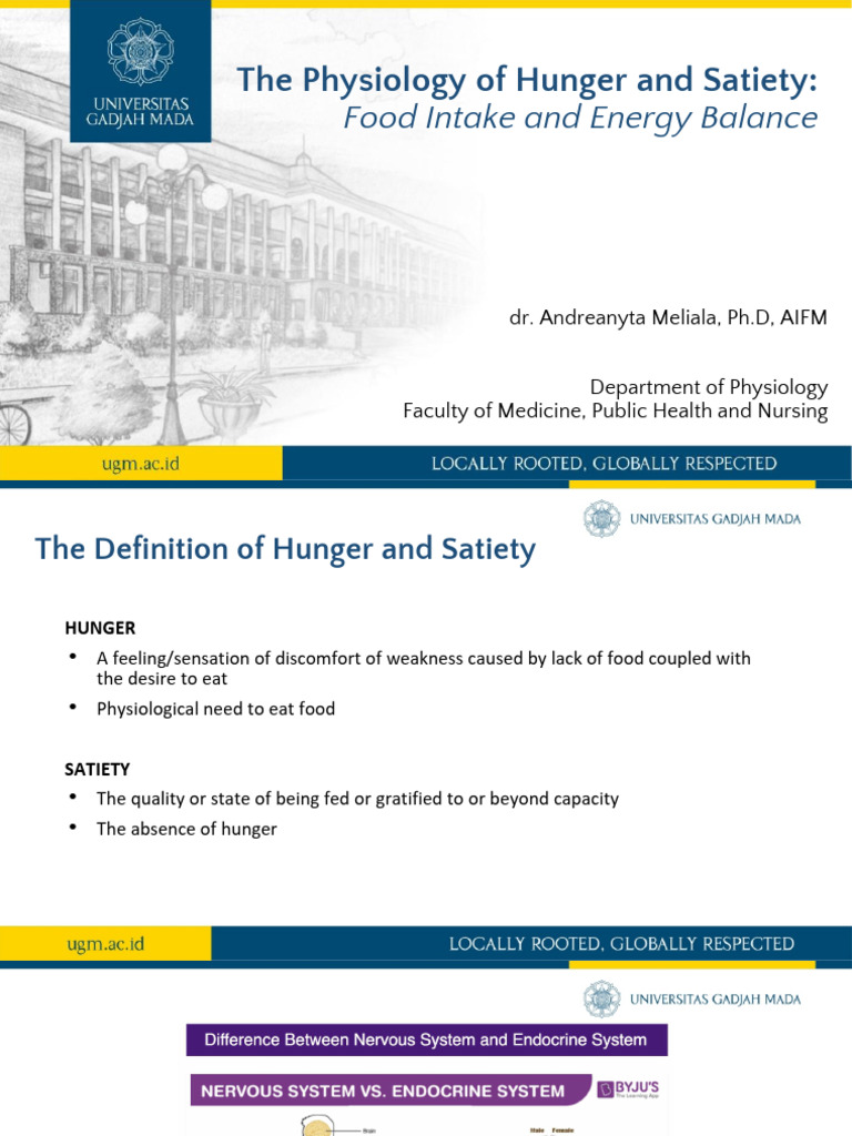 Understanding Hunger and Satiety Mechanisms | PDF | Glycogen | Hypothalamus