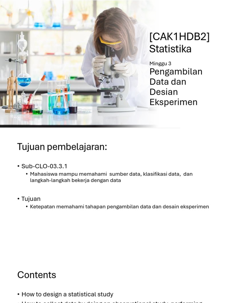 Data Collection and Experiment Design | PDF | Sampling (Statistics ...