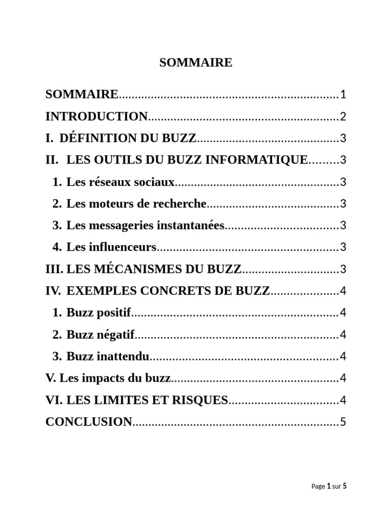 Comprendre le buzz et ses impacts | PDF | Réseautage social | Cyberespace