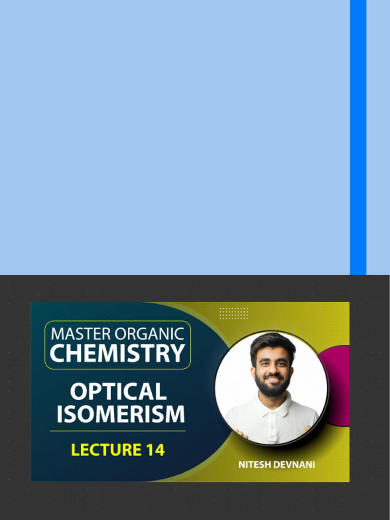 Understanding Optical Isomerism | PDF | Chemistry | Organic Chemistry