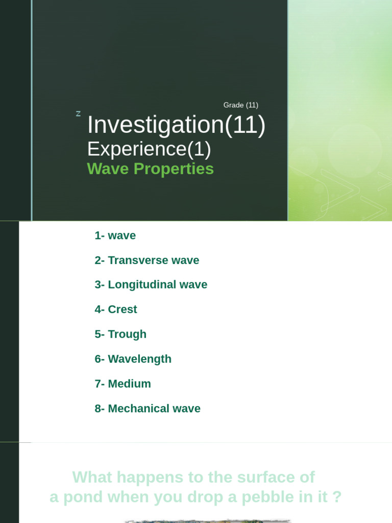 Inv11-Exp1-Wave Properties (1) | PDF | Waves | Frequency