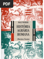 WEBER, Max. História agrária romana
