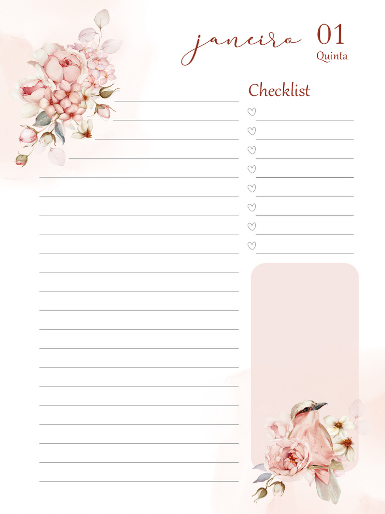 Checklists Mensais de 2024 | PDF