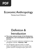 Economic Anthropology