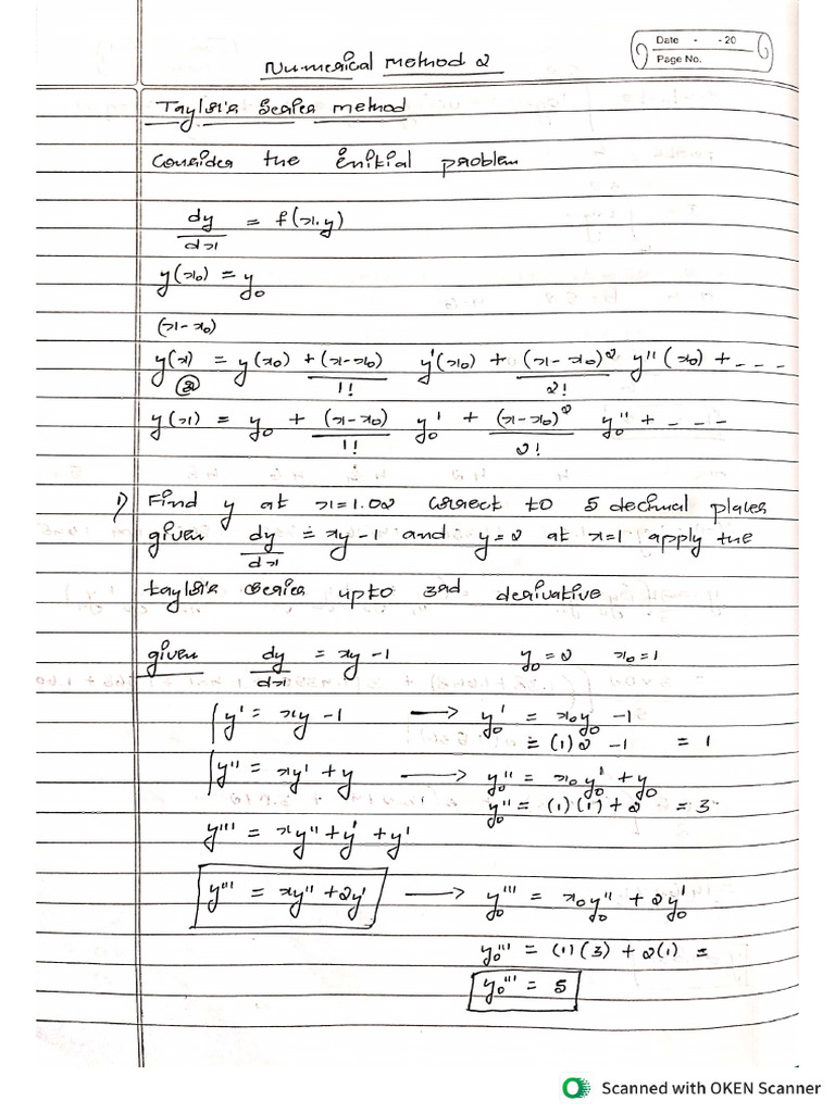 Numerical Method 2 | PDF