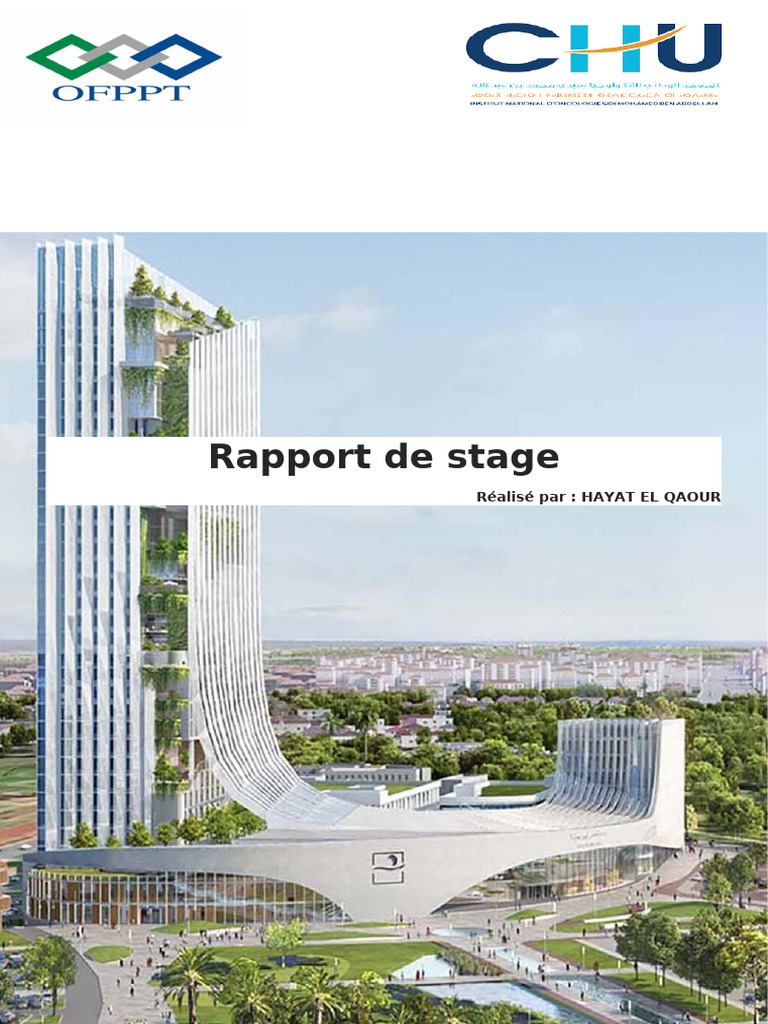 Rapport de stage au CHU Ibn Sina Rabat | PDF | Hôpital | Soins de santé