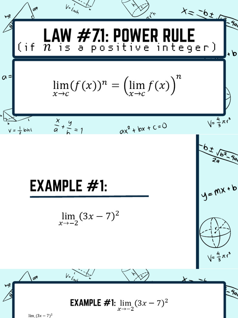 Calculating Limits of Functions Algebraically | PDF | Mathematics ...