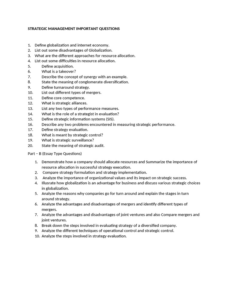 SM Imp Question Mid - II | PDF