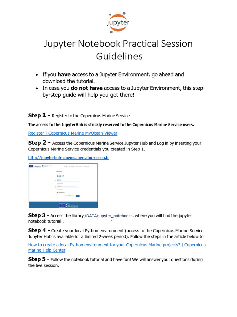 Guidelines Jupyter Àmodifier (1) | PDF