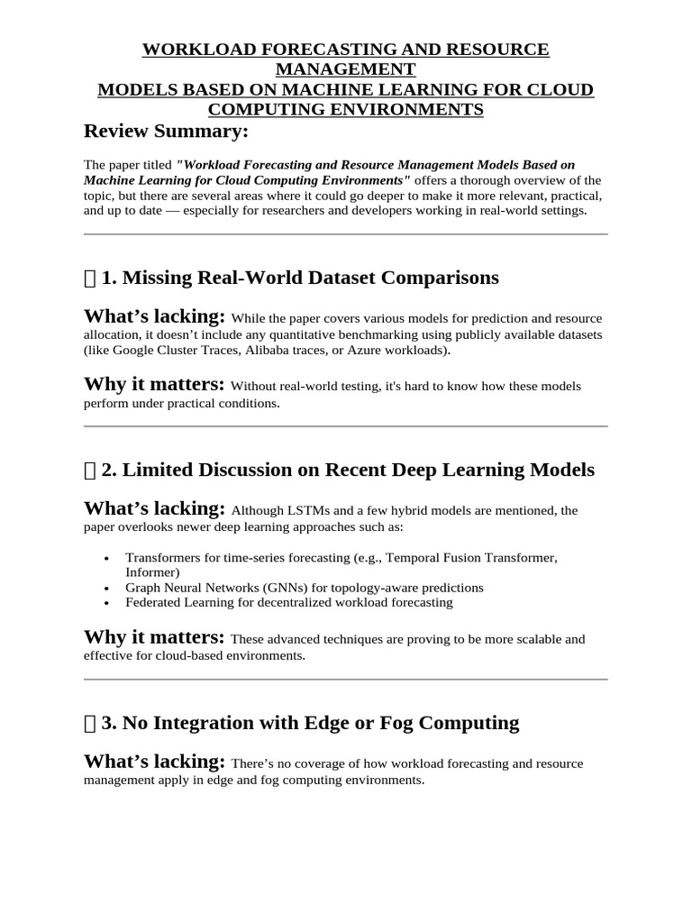 Machine Learning for Cloud Resource Management | PDF | Cloud Computing ...