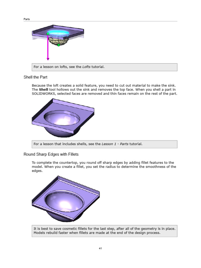 SOLIDWORKS Part Design Techniques | PDF | Extrusion | Sheet Metal