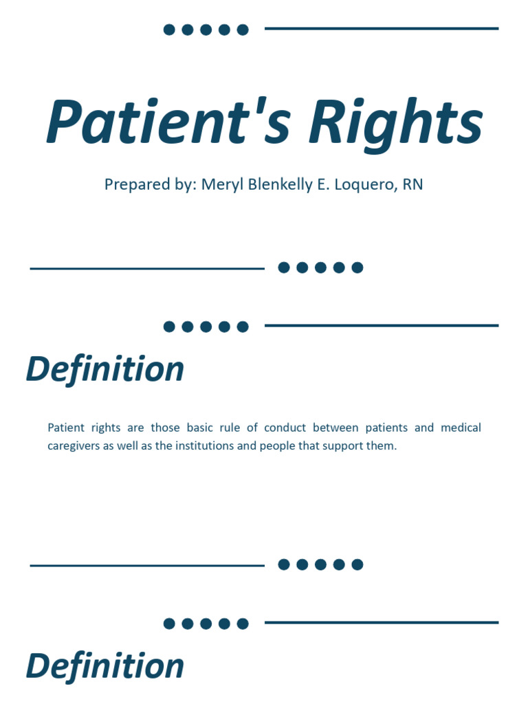 Understanding Patient Rights and Responsibilities | PDF | Informed ...
