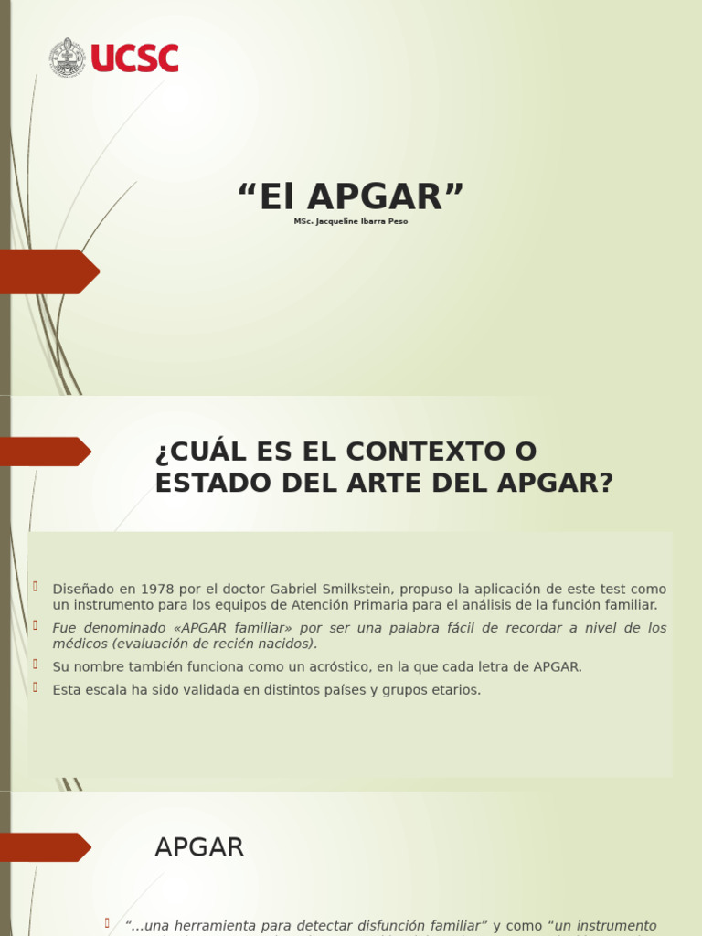 Apgar Familiar | PDF | Depresión (estado de ánimo) | Ansiedad