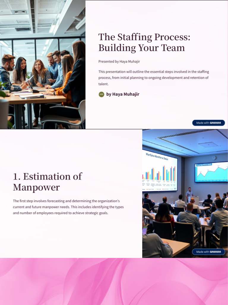 Staffing Process: Team Building Guide | PDF | Human Resources | Recruitment