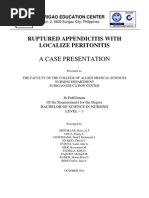Download Case Study of Ruptured Appendicitis With Localize Peritonitis Final by DRJC SN97294032 doc pdf