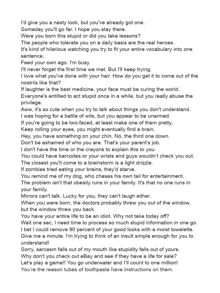 Roasts | PDF