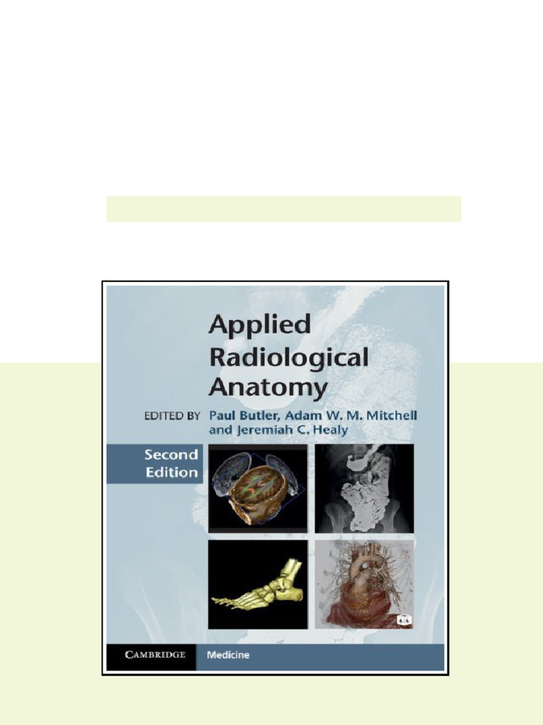 (Ebook) Applied Radiological Anatomy by Butler P., Mitchell A., Healy J ...