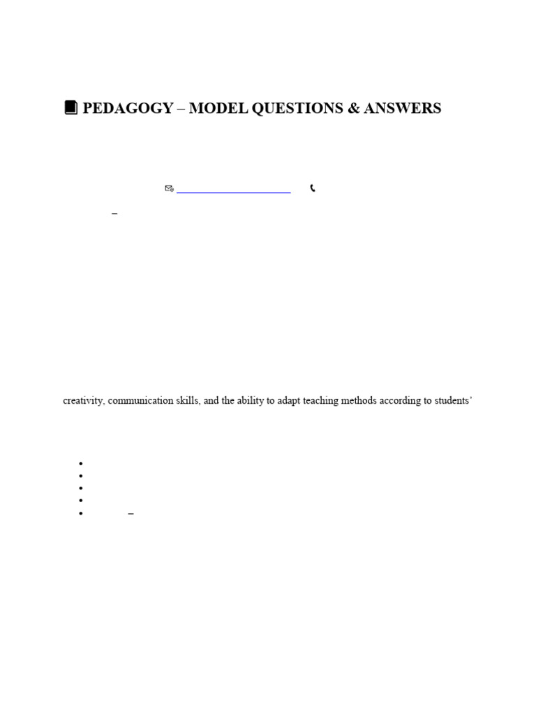 BPSC Pedagogy Teaching Methods Guide | PDF | Educational Assessment ...