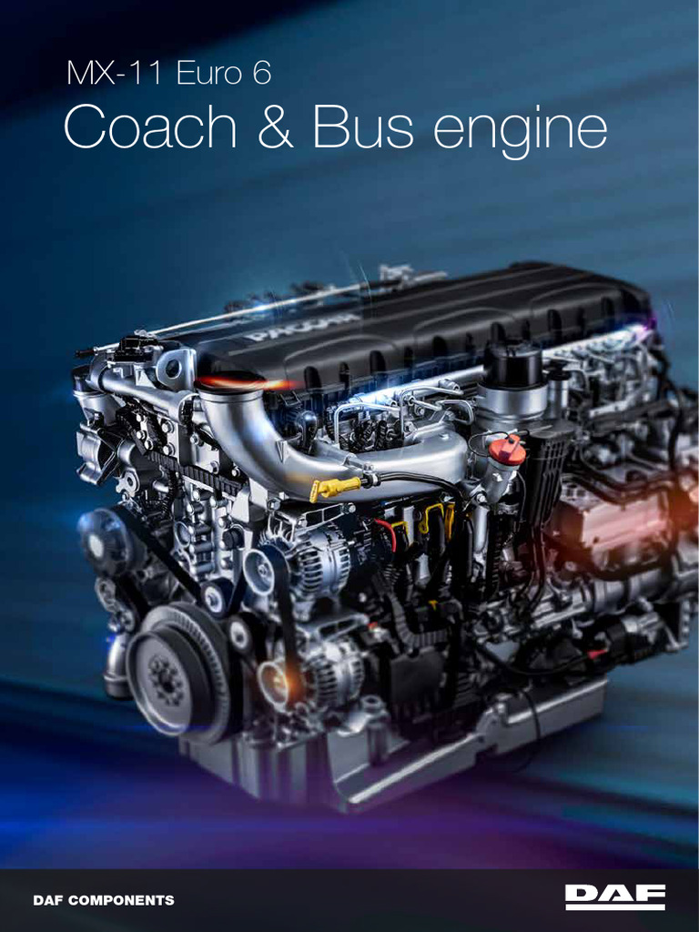 PACCAR MX-11 Euro 6 Engine Overview | PDF | Engines | Pump