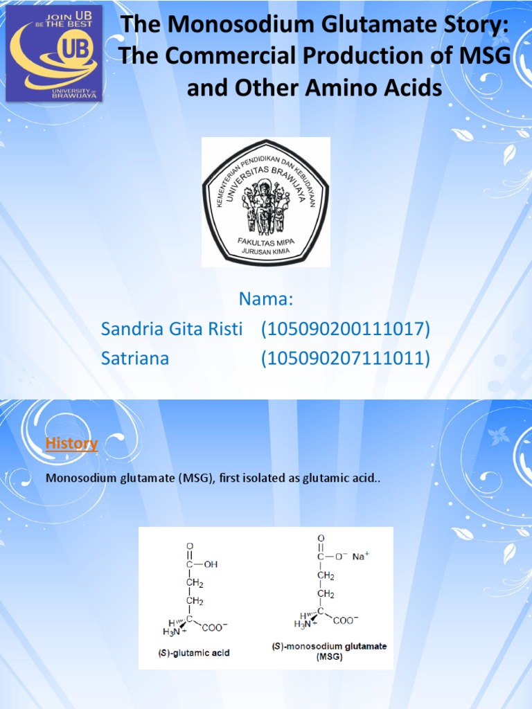 MSG Production and Amino Acids Overview | PDF