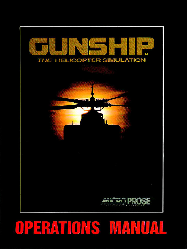 Gunship (1990) (Microprose) Manual | PDF