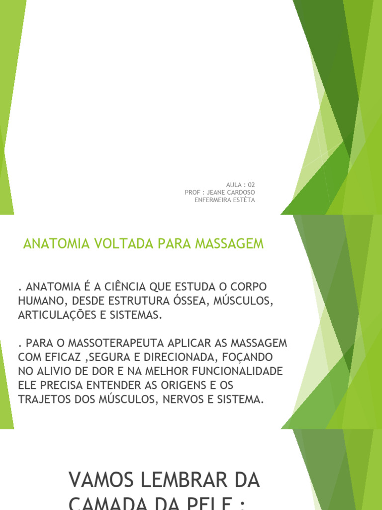 Anatomia e Drenagem Linfática para Massagem | PDF | Sistema linfático ...
