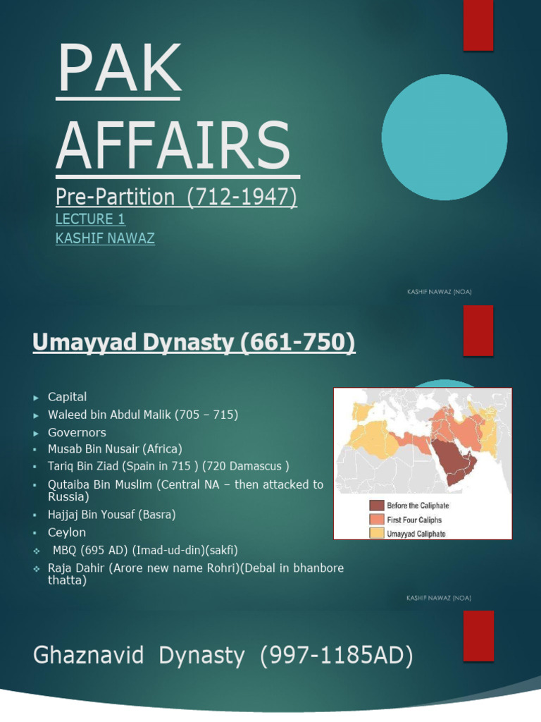 Overview of Pre-Partition Dynasties in Pakistan | PDF | Mughal Empire