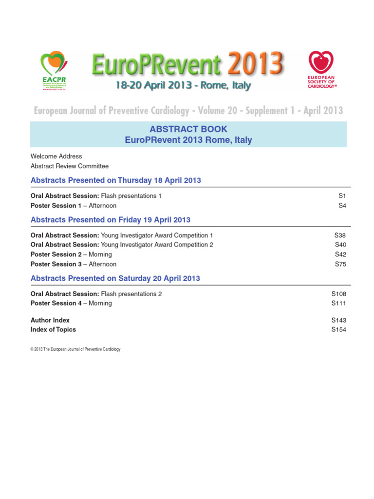 Abstract-book-europrevent-2013-Rome-italy-2013 Odavde Dodati Abstrakt ...