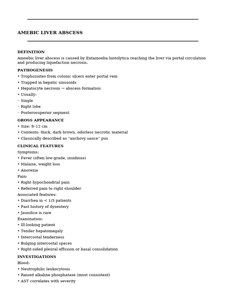 LIVER ABSCESS NURSING NOTES visual data 2