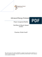 Advanced Energy Estimations - Project Hunflen Sweden
