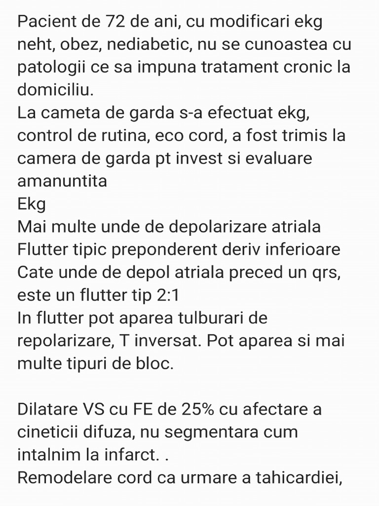 Fibrilatie Si Flutter Atrial | PDF