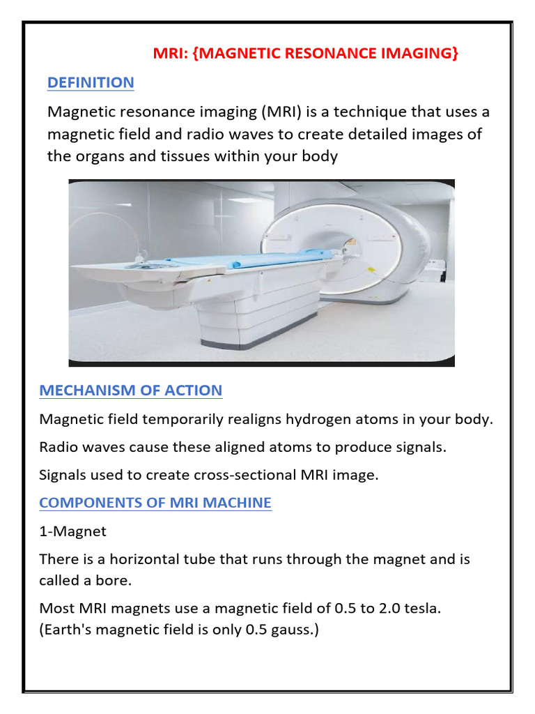1111111111111 | PDF | Magnetic Resonance Imaging | Medical Physics