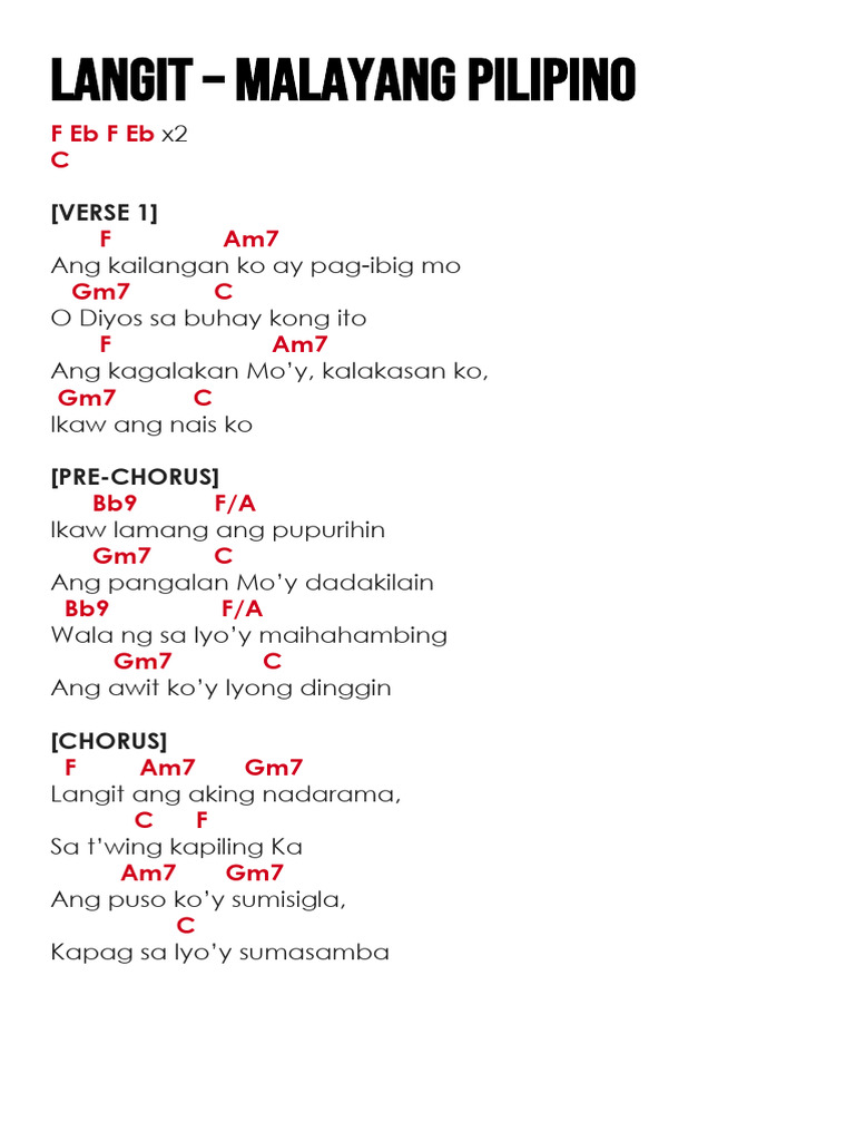 Langit Malayang Pilipino | PDF