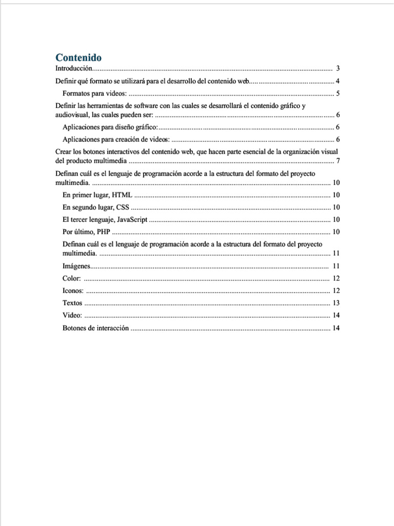 Formatos y herramientas para contenido web | PDF | Multimedia | HTML