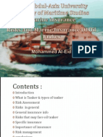 Risks and Marine Insurance of Oil Tanker