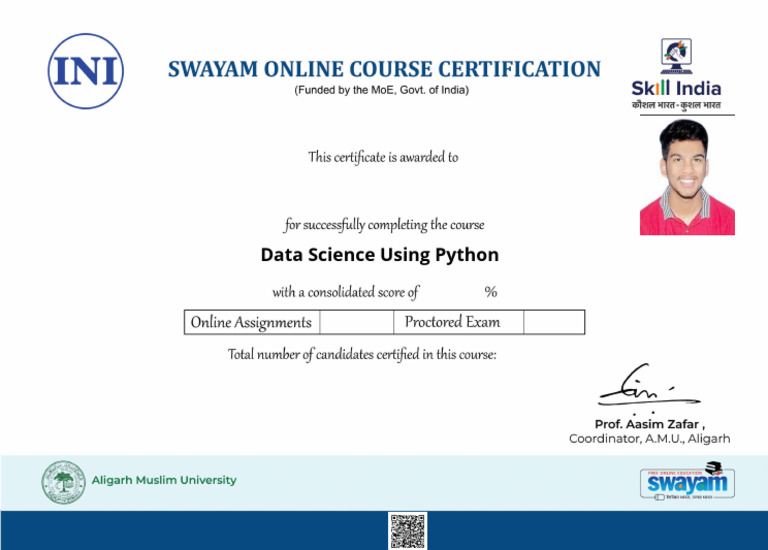Data Science with Python Course Details | PDF