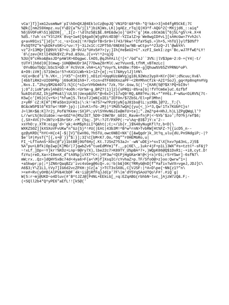 Encrypted Data String Analysis | PDF